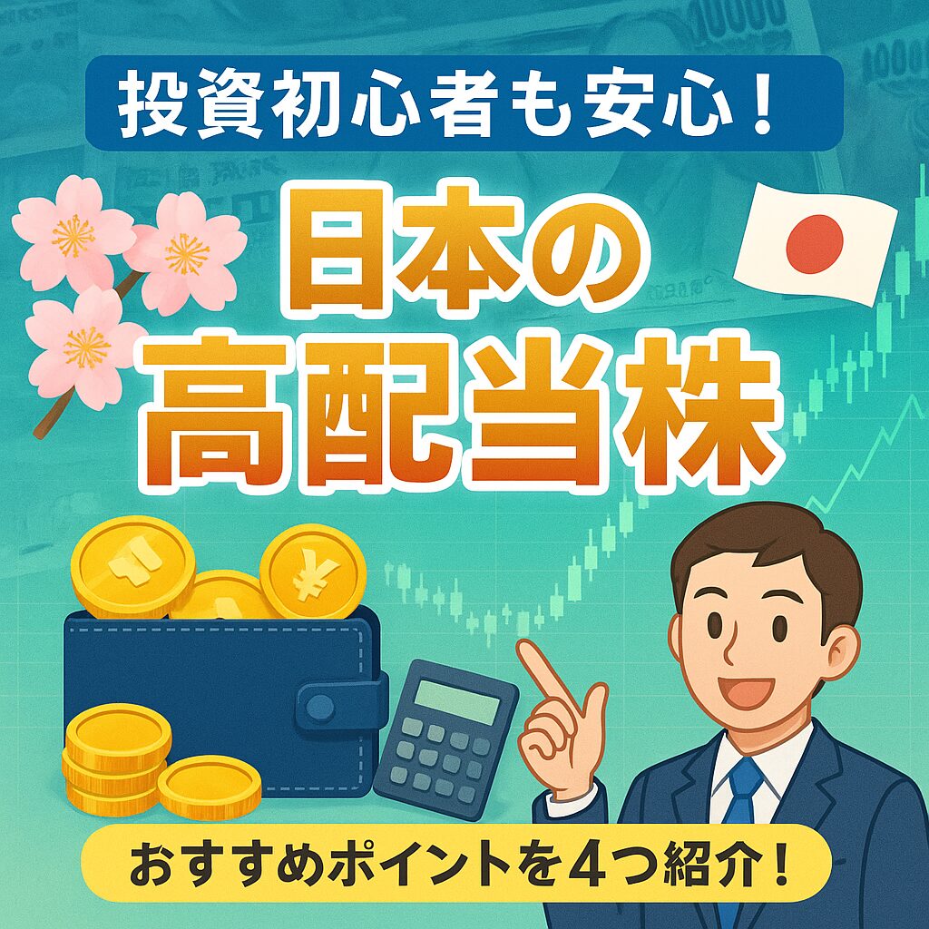 日本の高配当株を進める4つのポイント